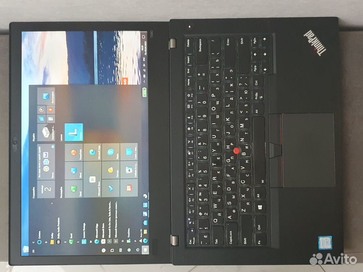 Тонкий Сенсорный с 2мя акб ThinkPad T480 i5\16\256