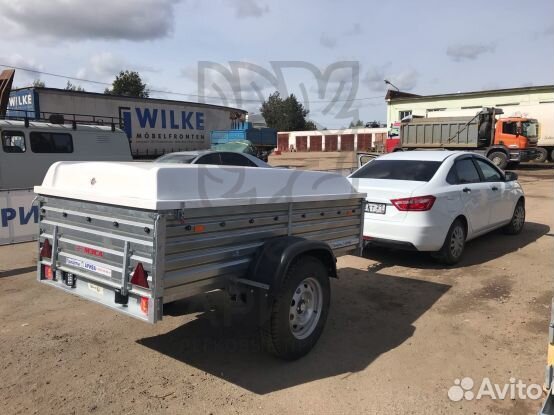 Прицеп 01.026 с крышкой Н680мм. Г/П 482