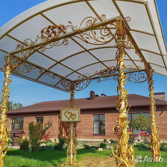 Кованые навесы 96