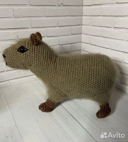 Вязаные игрушки капибара