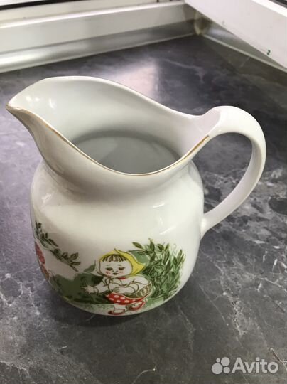 Кувшин молочник детский рисунок