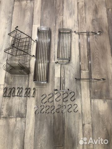 Набор полок для рейлинга на кухню