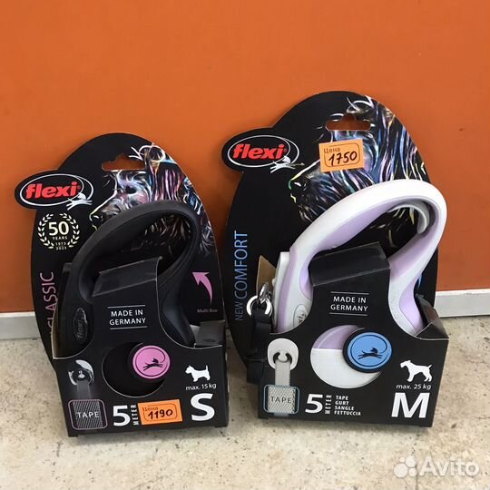 Поводки, шлейки, ошейники,в ассортименте