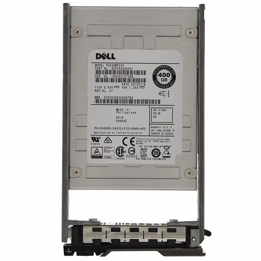 [HKK8C] Жесткий Диск Dell 400gb Sas 2.5" Ssd Hkk8c