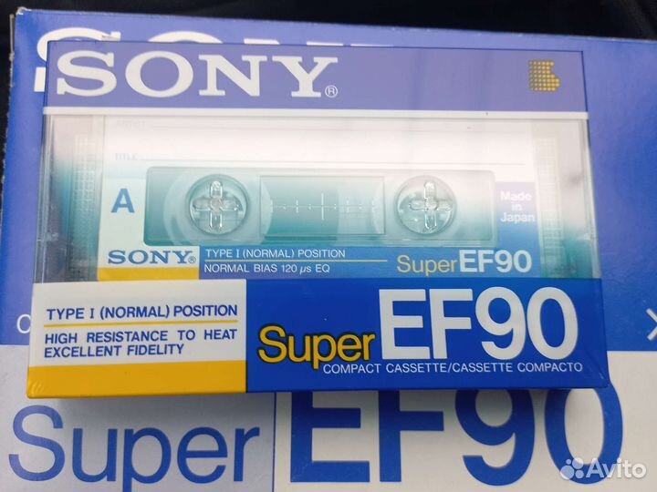 Аудиокассеты новые запечатанные sony