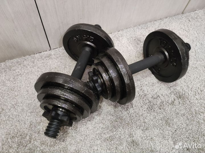 Гантели новые 20 кг (2х10)