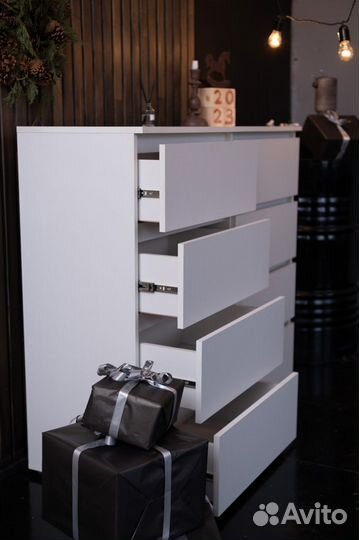 Комод белый, аналог Икея Мальм