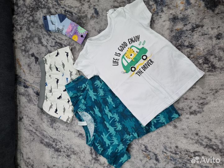 Вещи пакетом на мальчика 92р