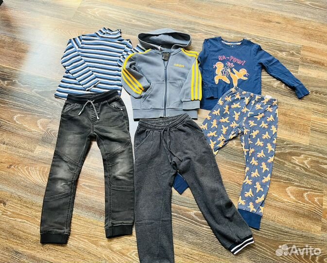 Пакет вещей 5/6 лет mothercare, adidas