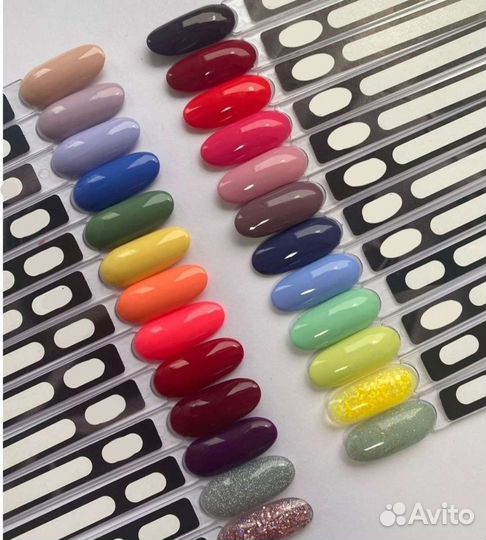 Гель лаки набор 25 штук, топ, база, праймер