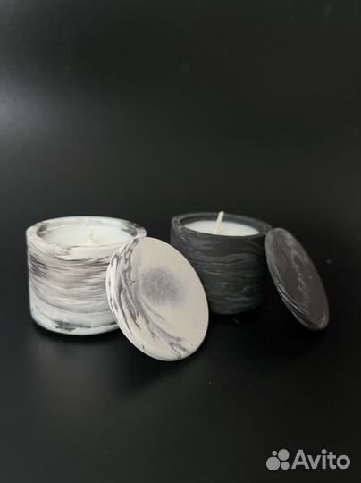 Ароматические свечи из кокосового воска