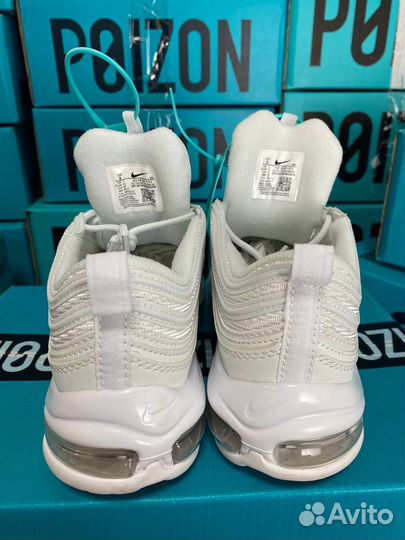 Nike Air Max 97 White Оригинал Белые Poizon