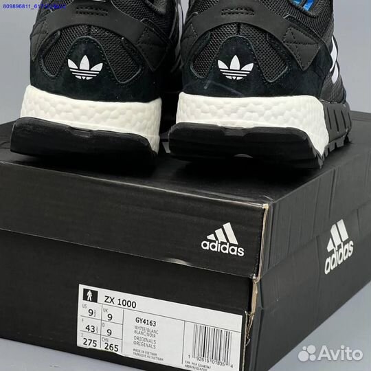 Кроссовки Adidas ZX 1000 Black (Арт.41651)