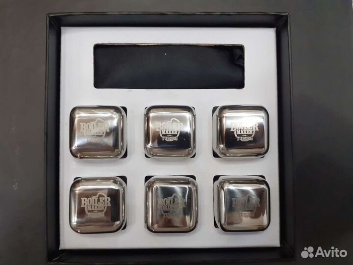 Металические кубики для охлаждения напитков