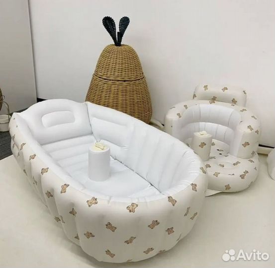 Ваночка надувная для купания детей, новая