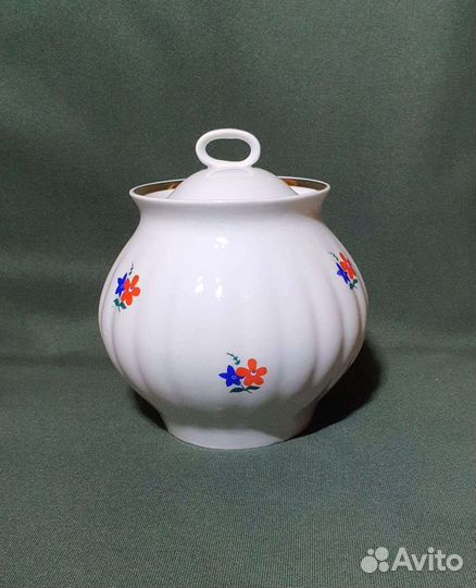 Сервиз чайный костяной фарфор. Дулево