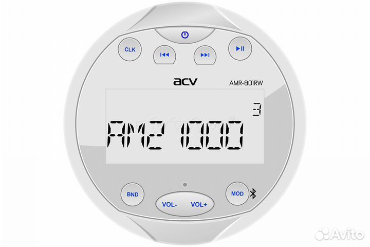 Морской MP3/USB ресивер ACV AMR-801RW