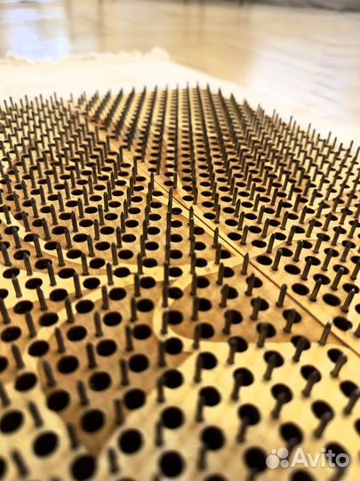 Доска садху с гвоздями ручной работы 12мм