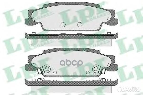 05P1705 Колодки тормозные cadillac CTS 02-11/ST