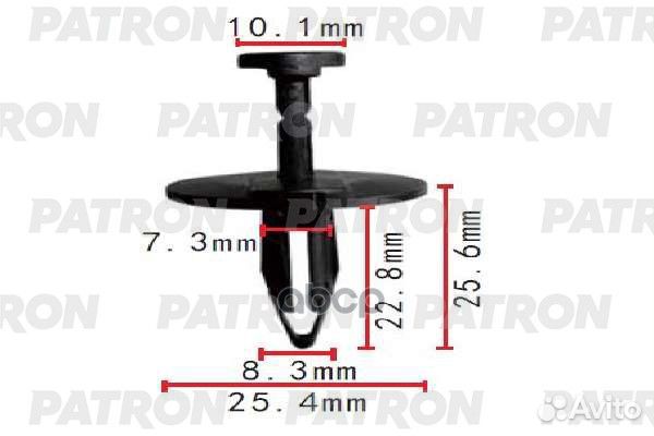 Клипса пластмассовая Chrysler, Ford применяемос