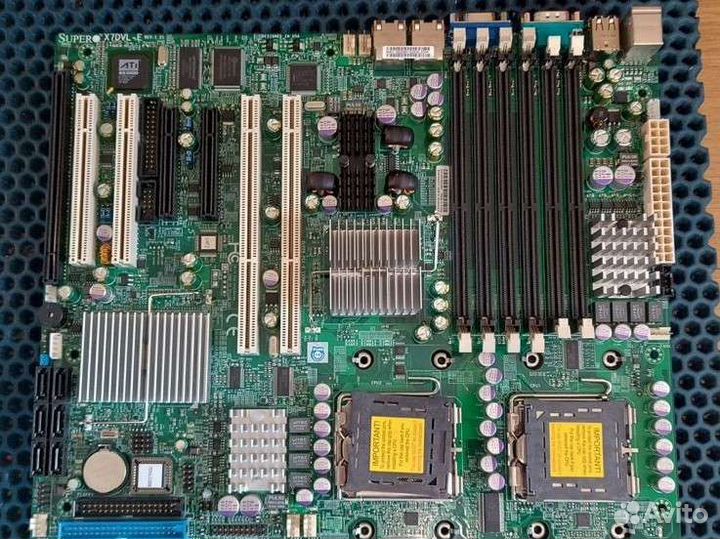 Материнская плата SuperMicro x7dvl-E Dual LGA771