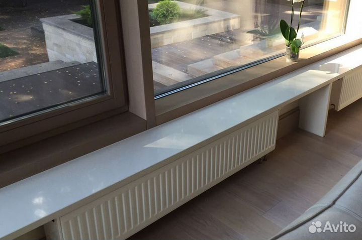 Подоконник с установкой