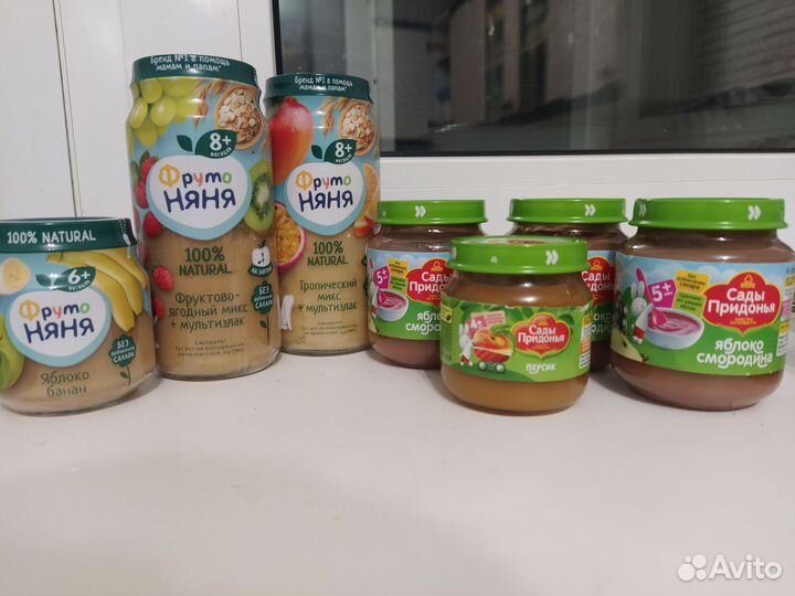 Детское фруктовое пюре