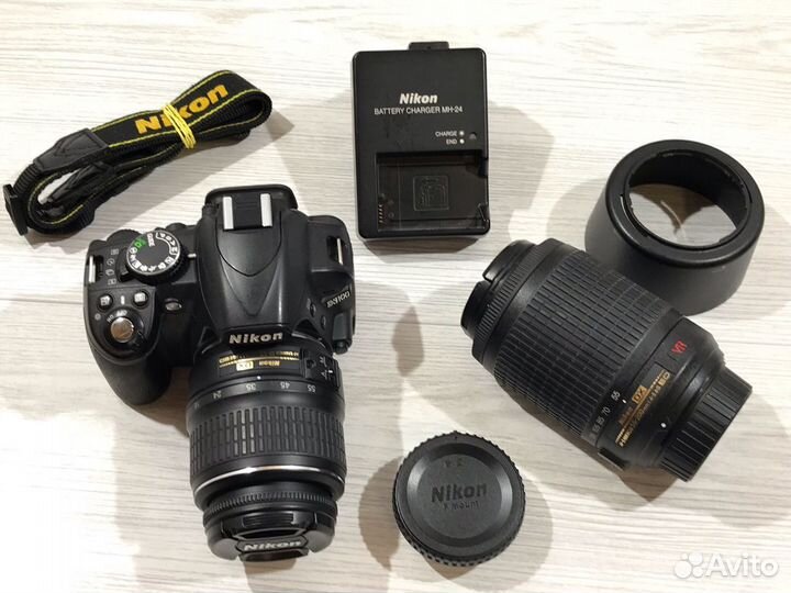 Фотоаппарат Nikon D3100 Kit 18-55II/55-200VR Black