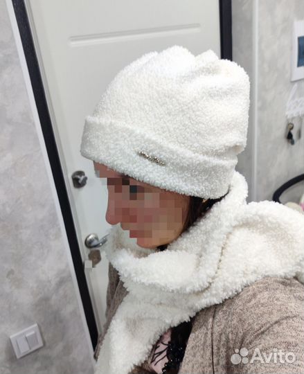 Шапка и снуд женская