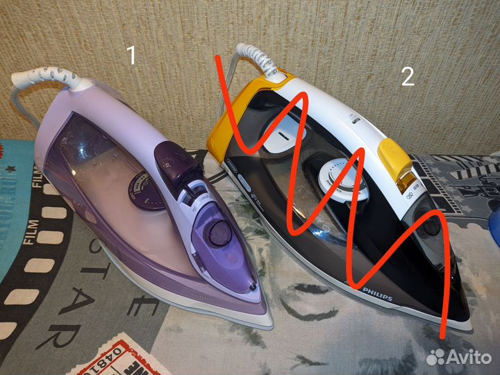 Утюг Philips azur и Tefal