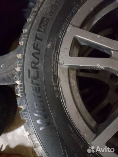 Зима шипы kumho 215 60 16 литье 5*100