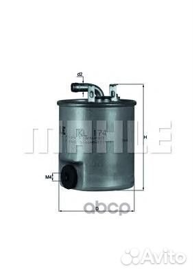 Фильтр топливный KL174 Mahle/Knecht