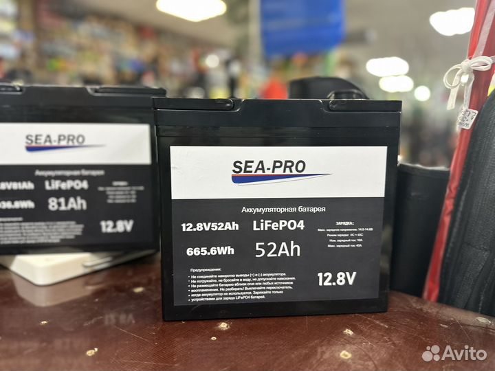 Аккумуляторная батарея SEA-PRO 81А/Ч 12,8В LiFePo4