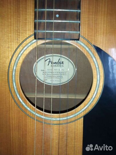 Акустическая гитара fender cd 60