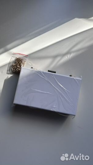 Клатч сумка белая