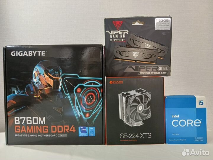 Комплект i5 13400F + Gigabyte B760M Gaming / обмен