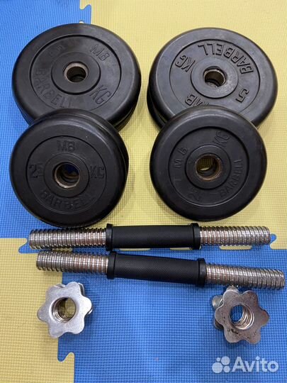 Скамья и стойка для жима и приседаний