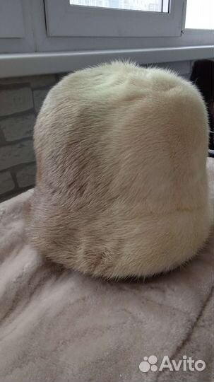 Шапка норковая 58 размер женская
