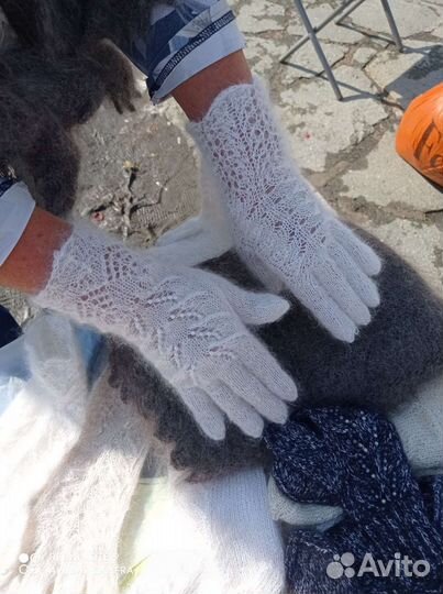 Перчатки пуховые