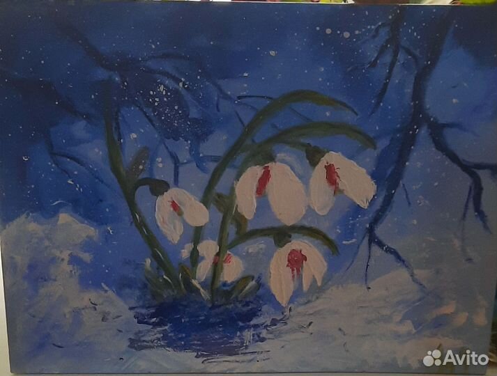Картина маслом на холсте натюрморт