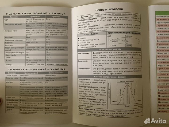 Справочник биология