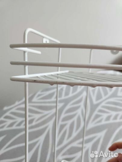 Полка настенная белая