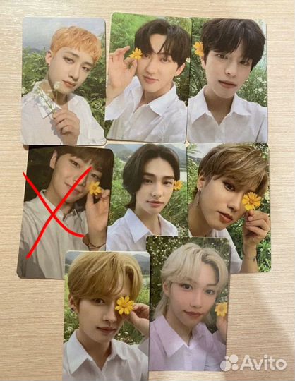 Карты stray kids 7 шт