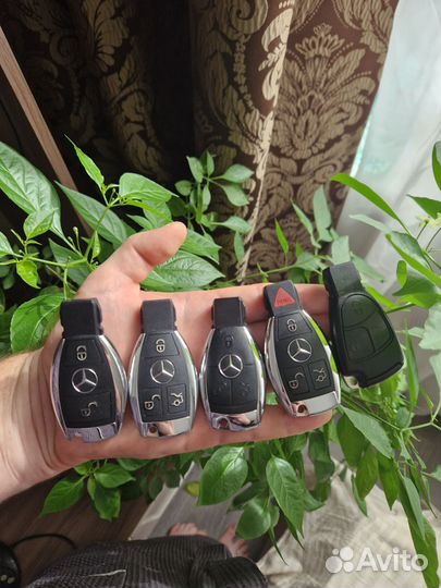 Ключ Mercedes рыбка с программированием