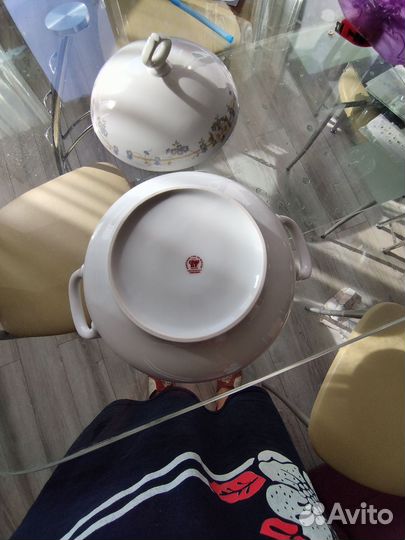 Фарфоровая супница СССР
