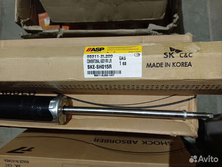 Амортизатор задний Hyundai I30