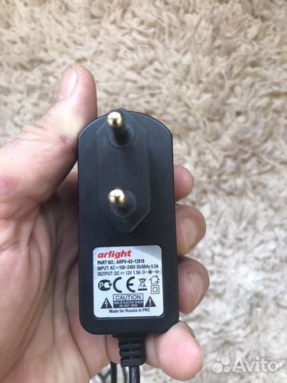 Блок питания 12v 1.5 A