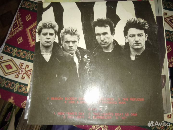 Пластинка U2 WAR