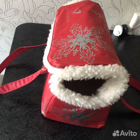 Зимняя сумка-переноска для животных