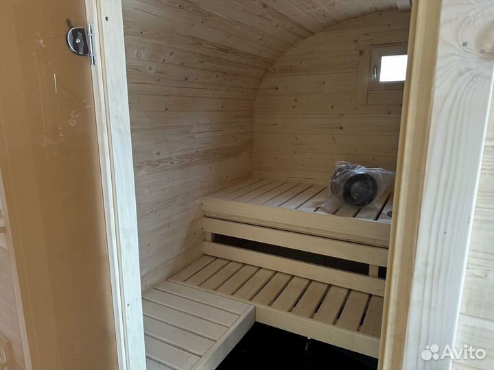 Баня бочка квадро